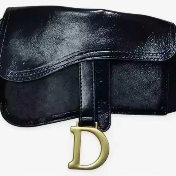 Black Corset Belt with Gold Accent - Picture 3 of 4